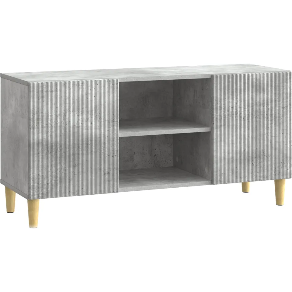 vidaXL TV-kast 102 x 34,5 x 50 cm Betongrijs Bewerkt hout grijs, foto 3