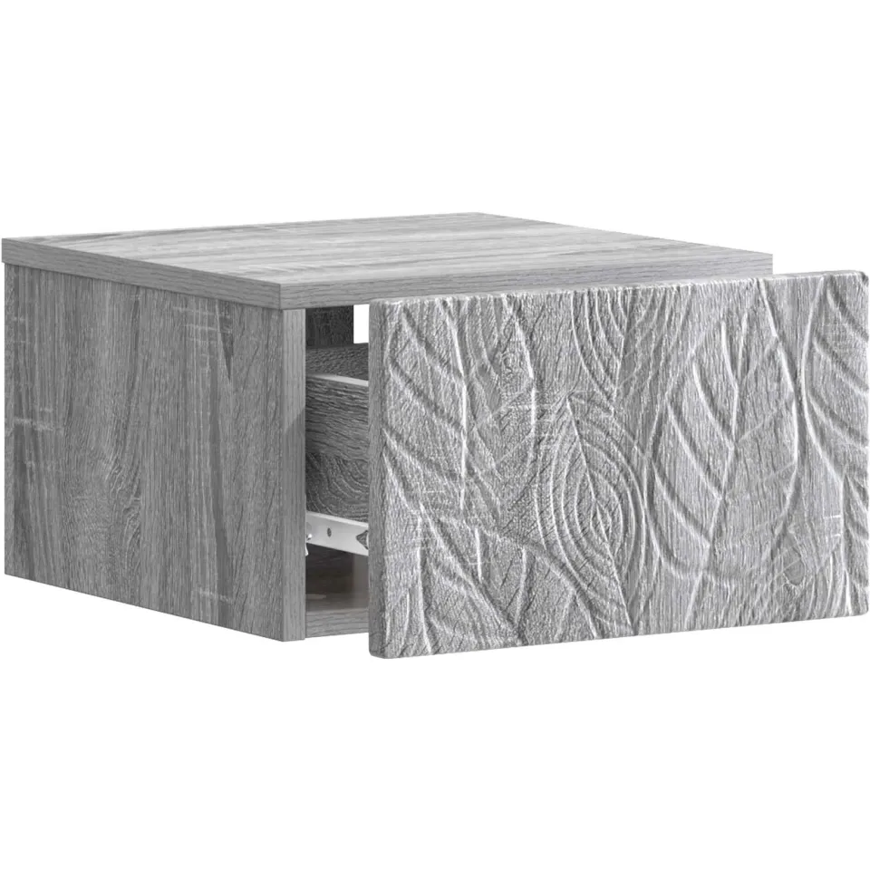vidaXL Wandmontage Zijtafel Grijs Sonoma 34,5 x 33 x 20 cm, foto 3
