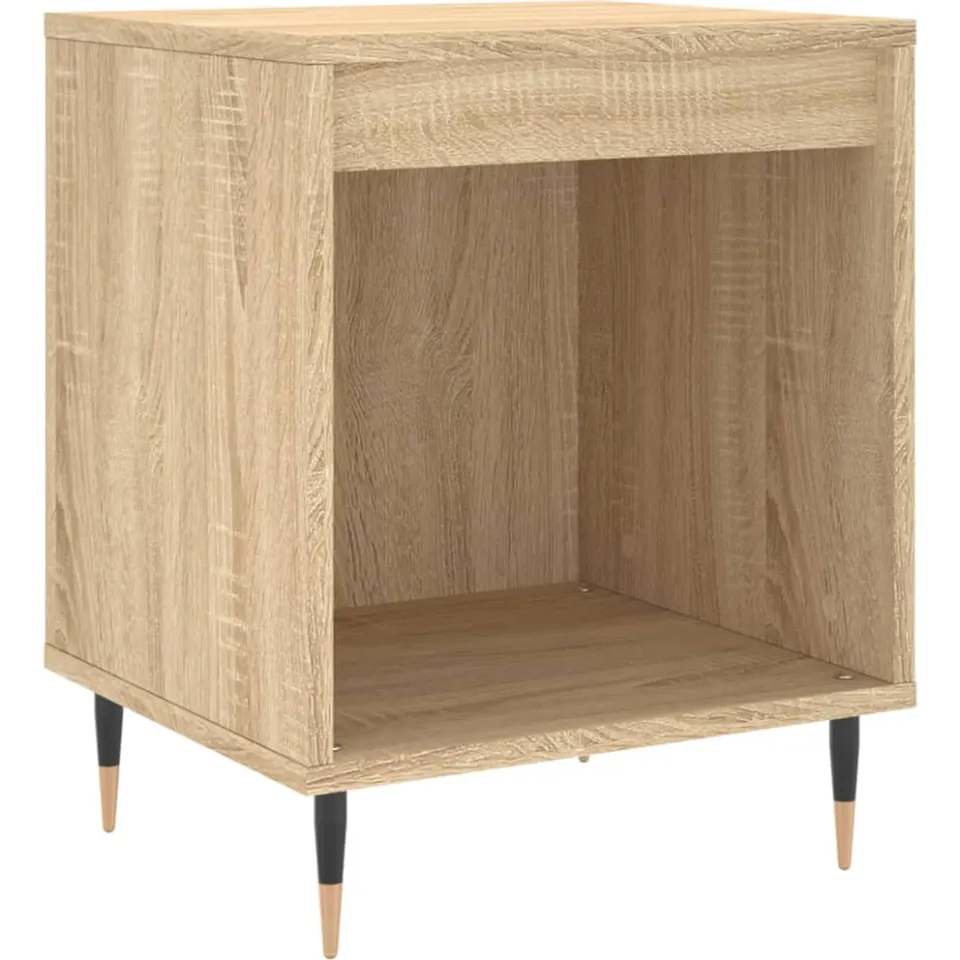 vidaXL Nachtkastjes 2 st 40x35x50 cm sonoma eikenkleurig Bruin