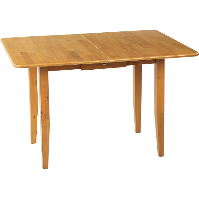 Beliani MASELA - Uitschuif eettafel - Lichthout - 90/120 x 60/90 cm - Hout Bruin