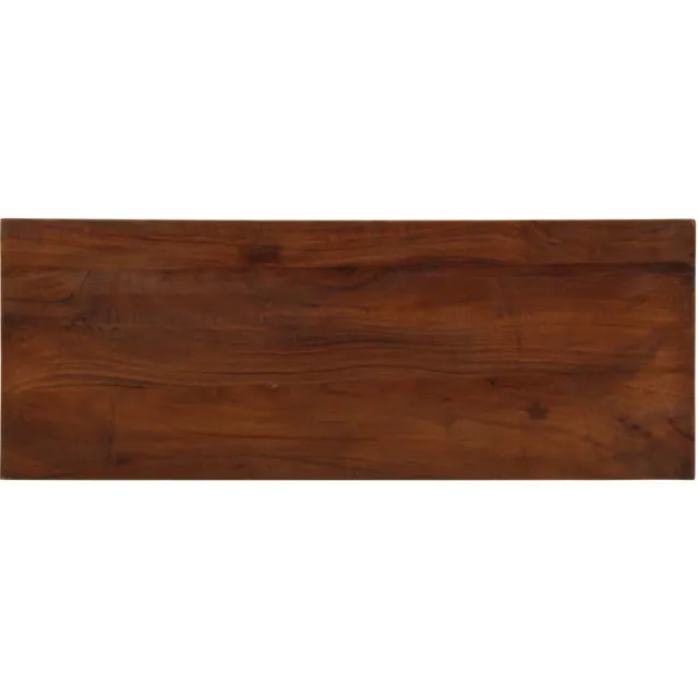 vidaXL Tafelblad rechthoekig 90x20x3,8 cm massief gerecycled hout Bruin