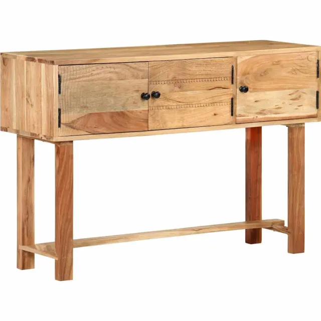 vidaXL Dressoir 115x35x75 cm massief acaciahout Bruin