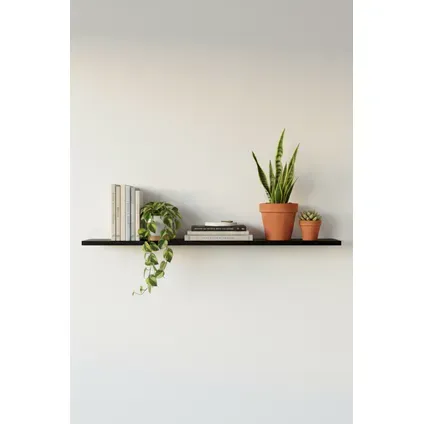 Duraline Plank Zwart Eiken Abs Pefc 18mm 118x23,5cm
