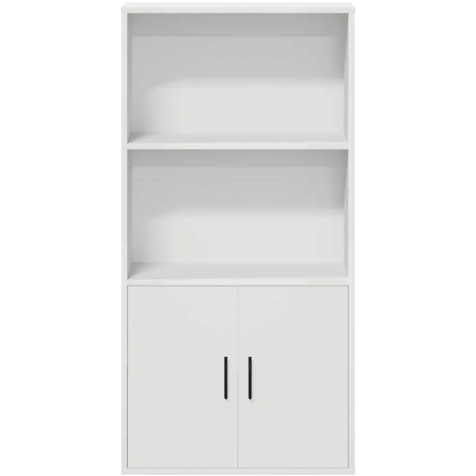vidaXL Boekenkast 60x24x120 cm bewerkt hout wit, foto 3