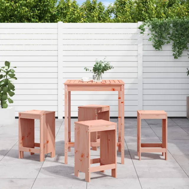 vidaXL 5-delige Tuinset massief douglashout bruin, foto 2