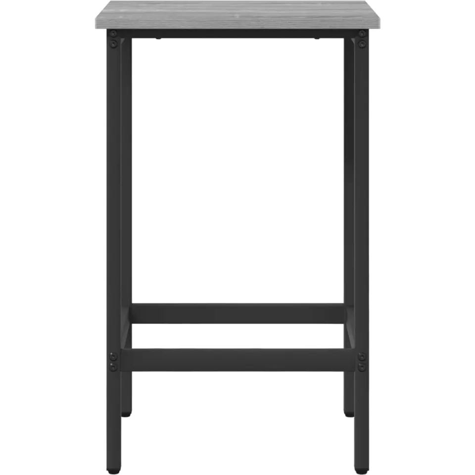 vidaXL Barkruk 2 st Grijs Sonoma 40 x 32 x 64 cm Bewerkt hout