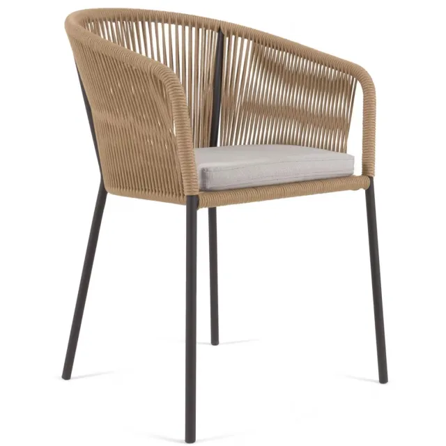 Kave Home Yanet tuinstoel beige
