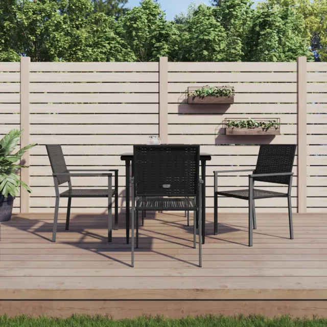 vidaXL 5-delige Tuinset poly rattan en staal, foto 2