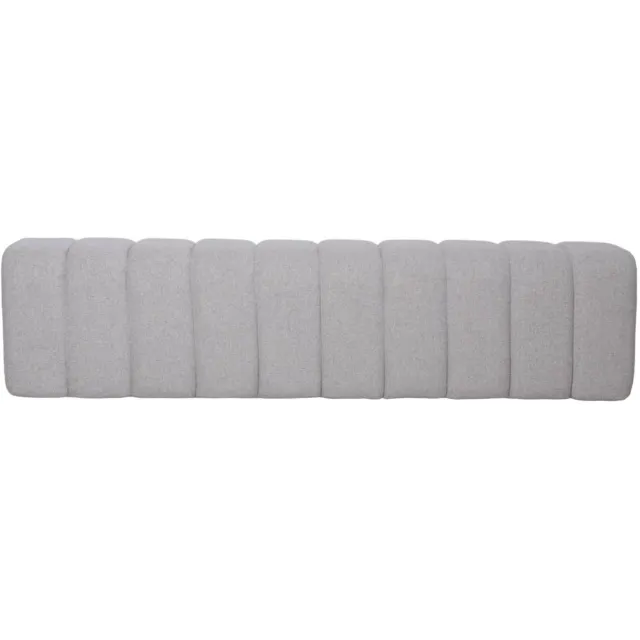 DÉJA Living Eetkamerbank Bogense - Beige Stof - 200x45x48cm