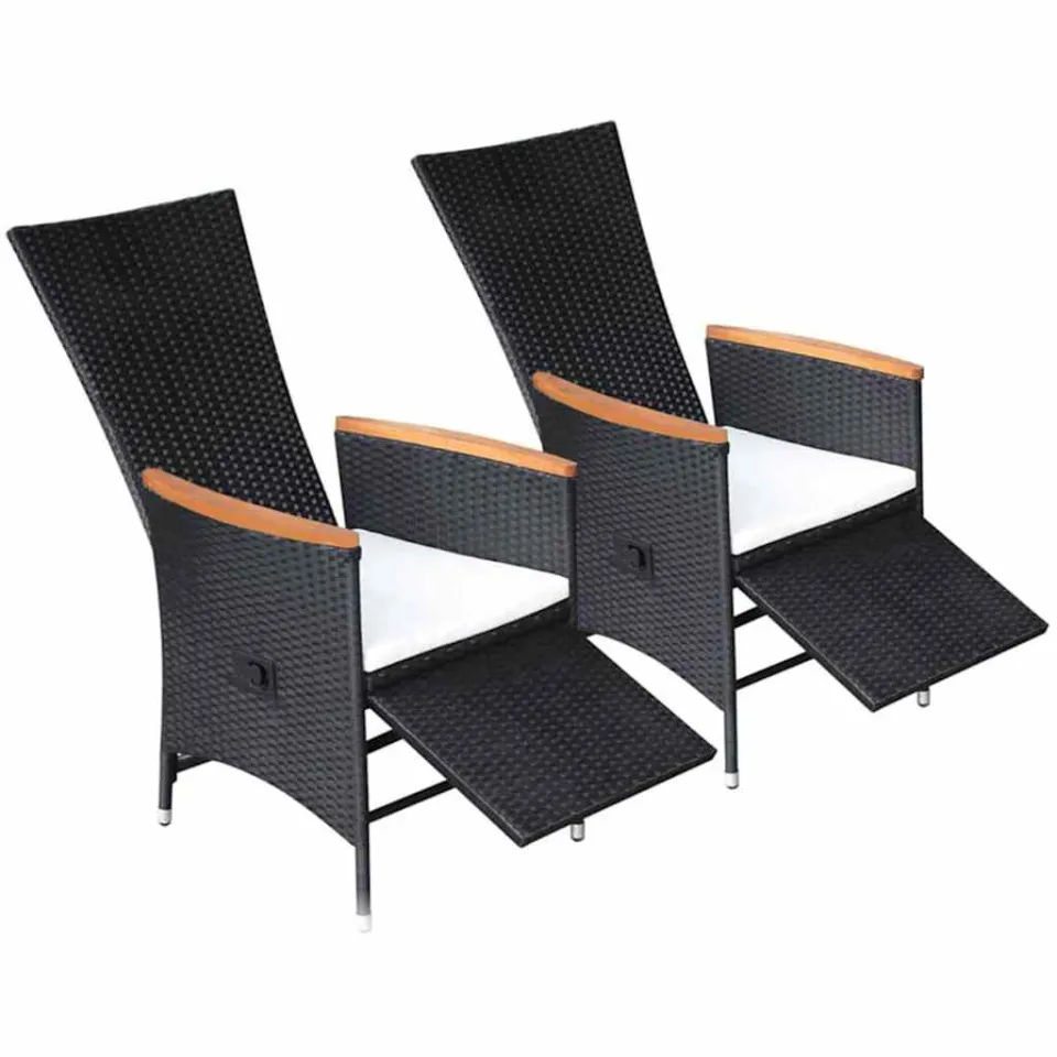 vidaXL 5-delige Tuinset zwart, foto 4