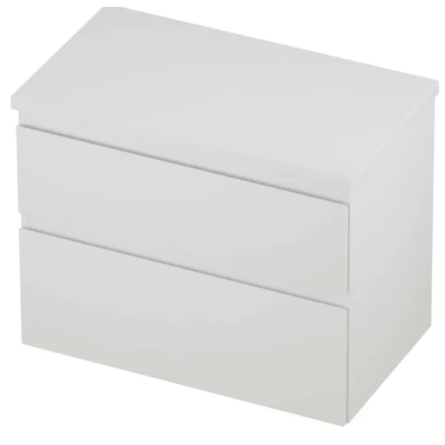 Proline Deck Badmeubelset Asymmetrisch 80x46x55 cm Mat Wit