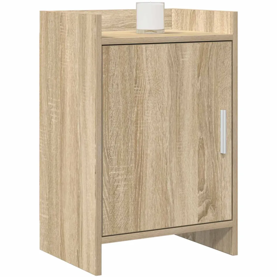 vidaXL Nachtkastjes Sonoma Eiken 40 x 30 x 60 cm Bewerkt hout Bruin