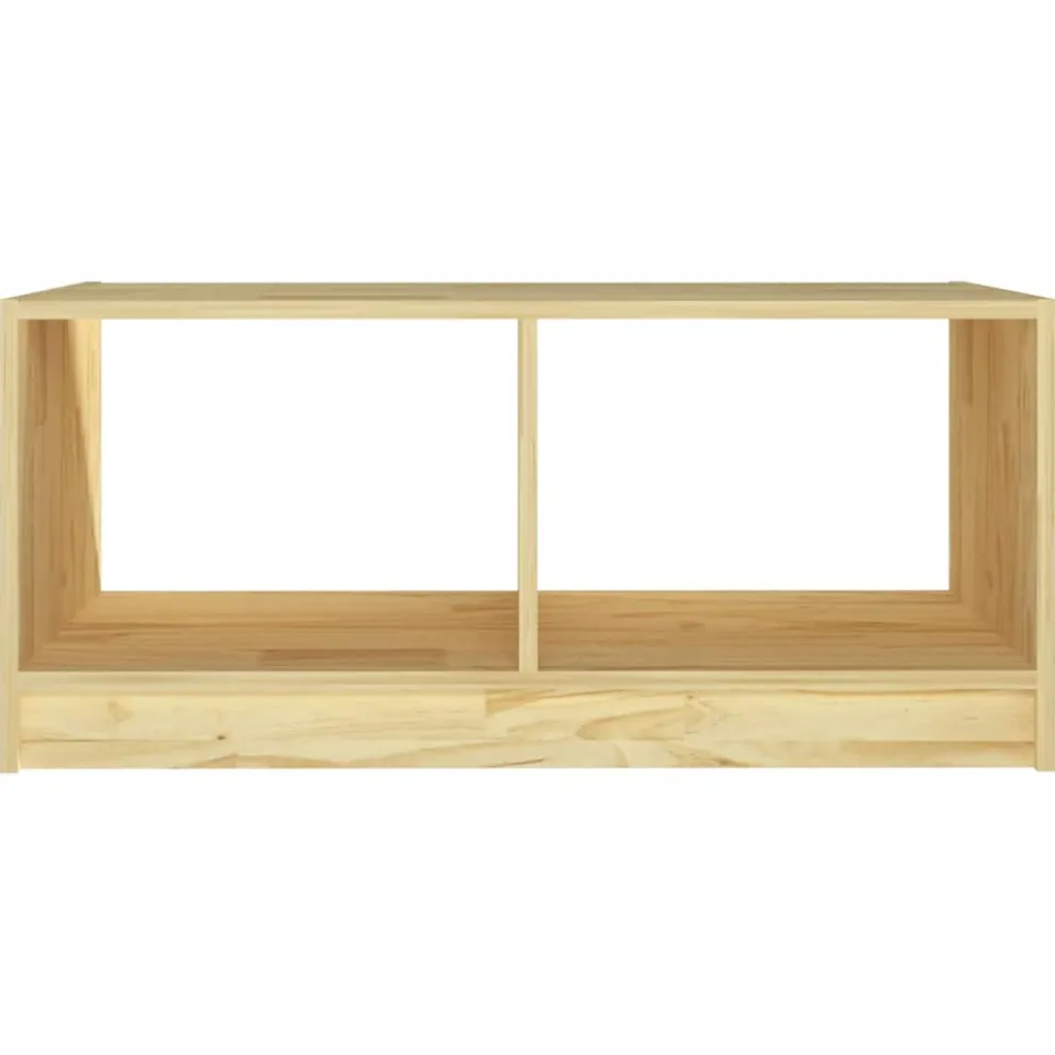 vidaXL Salontafel 75x50x33,5 cm Massief Hout Grenen bruin, foto 4