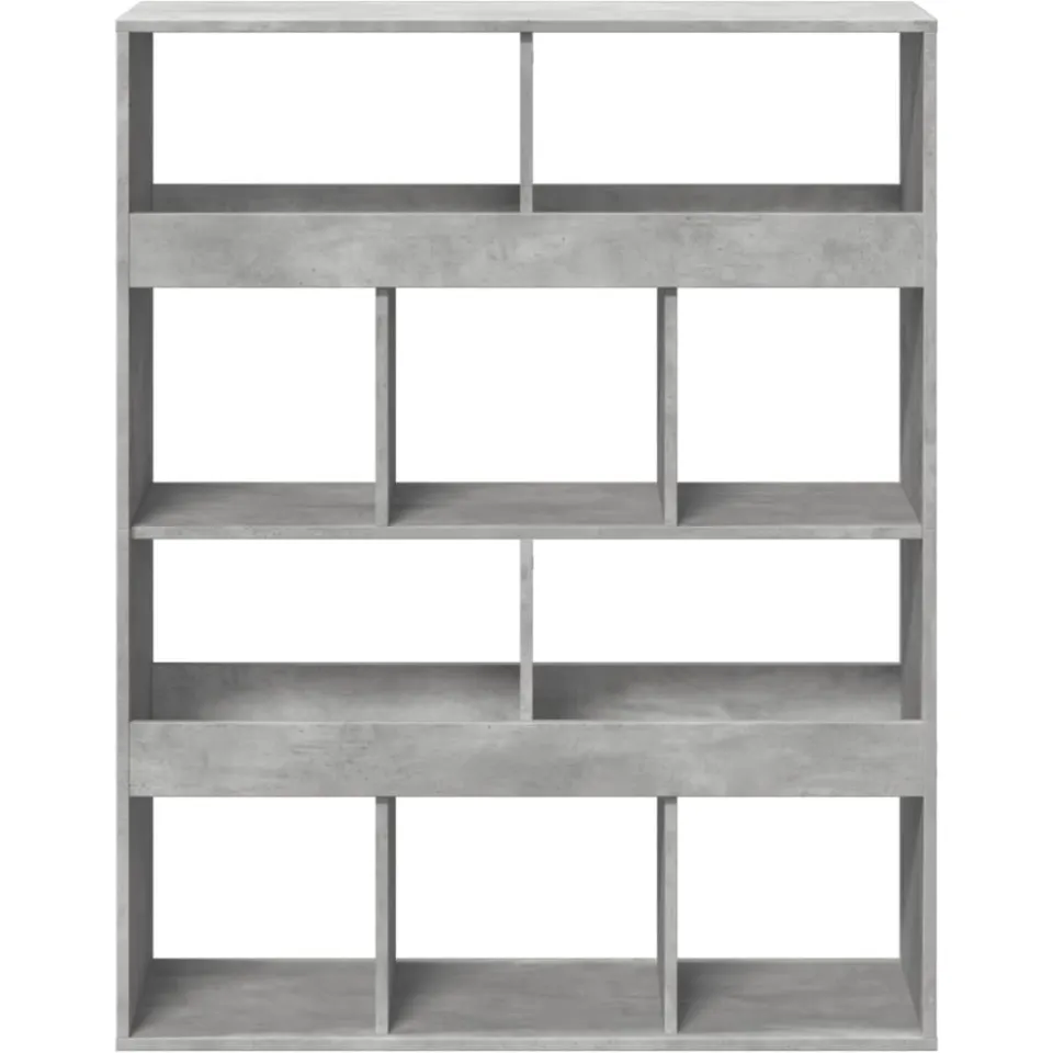 vidaXL kamerscherm 100x33x125,5 cm bewerkt hout betongrijs grijs, foto 3