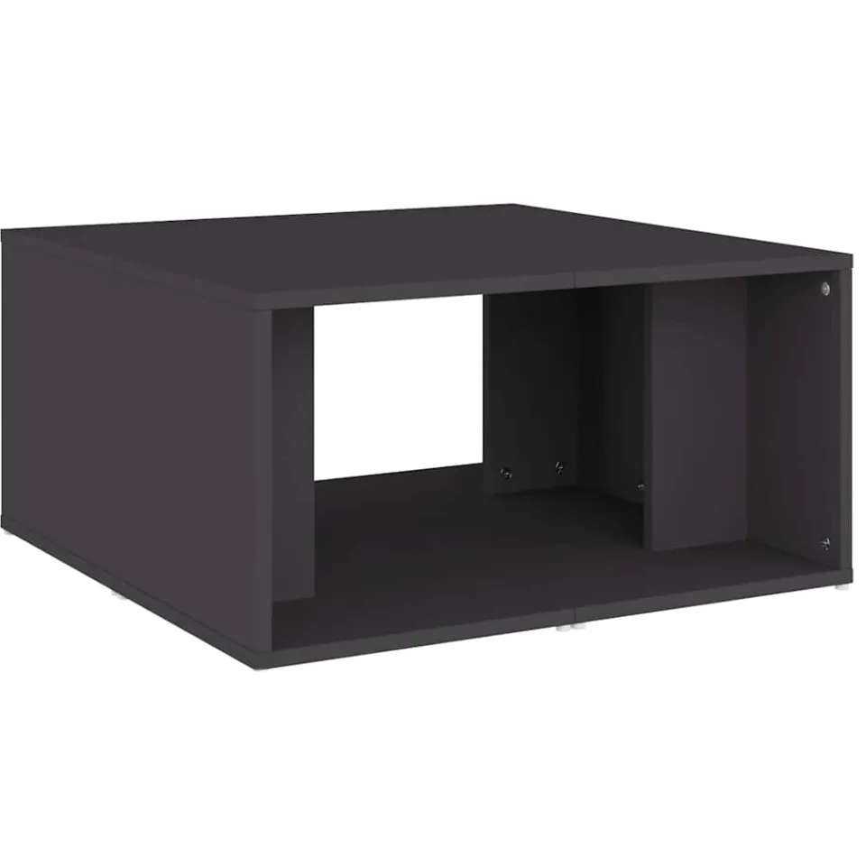 vidaXL Salontafels 4 st 33x33x33 cm bewerkt hout grijs, foto 4