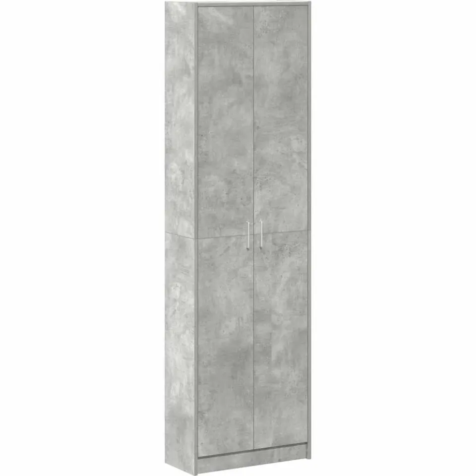 vidaXL Kledingkast Beton Grijs 55 x 25 x 189 cm, foto 3