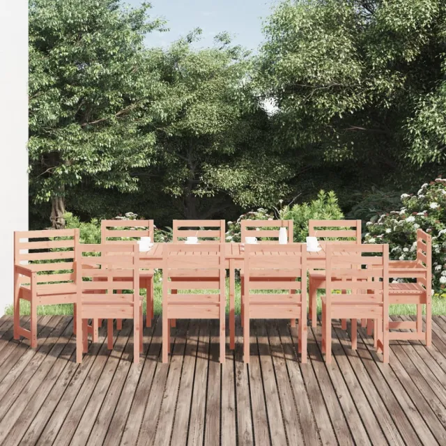 vidaXL 11-delige Tuinset massief douglashout bruin, foto 2