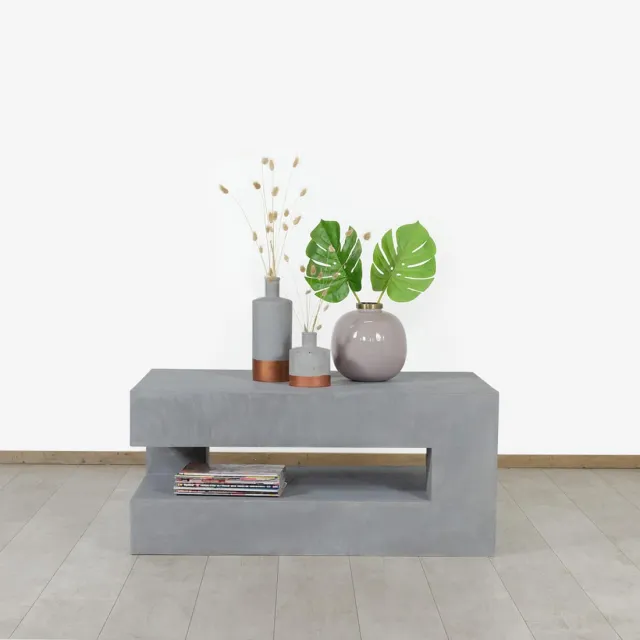 Betonlook salontafel Morris met strak design