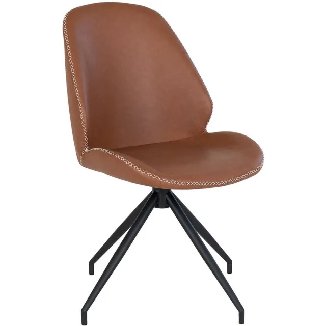 IVOL Sedero Eetkamerstoel Gerona - Vintage Bruin - Kunstleder