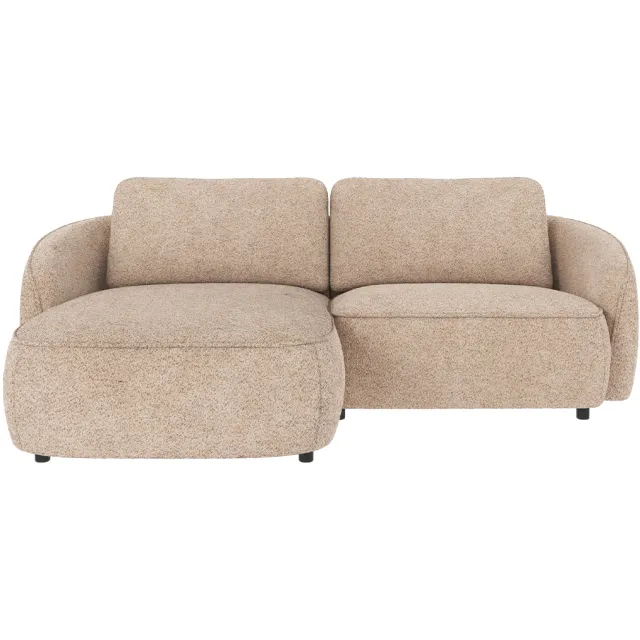 Rowico Home Norris gestoffeerde 3-zits hoekbank beige - links - 226 cm