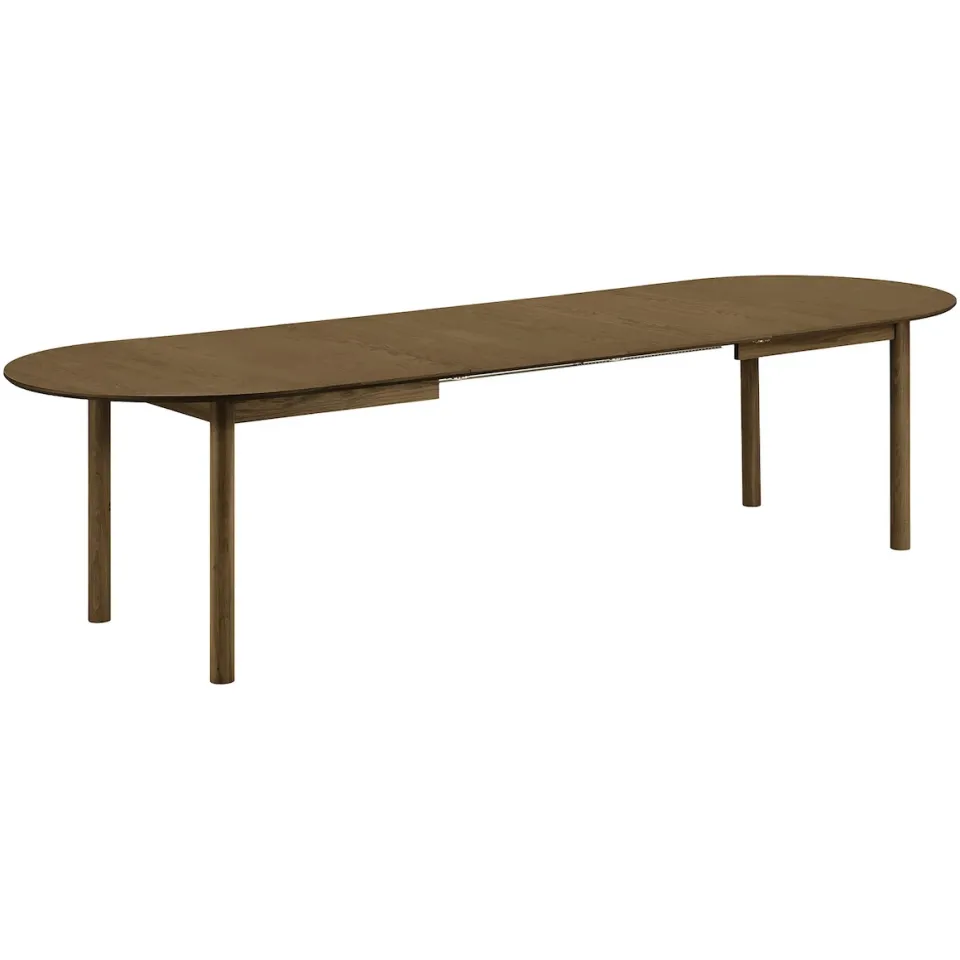 Artichok Loet uitschuifbare houten eettafel gerookt eiken - 200 tot 300cm x 100cm, foto 4
