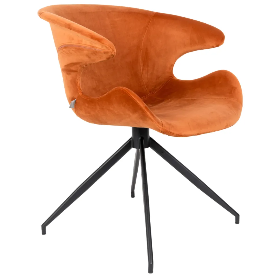 Zuiver Mia eetkamerstoel oranje, foto 5