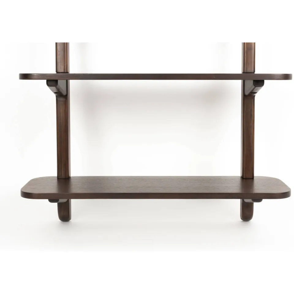 Zuiver Hogar Wandkast/ Wandplanken Donkerbruin bruin, foto 2