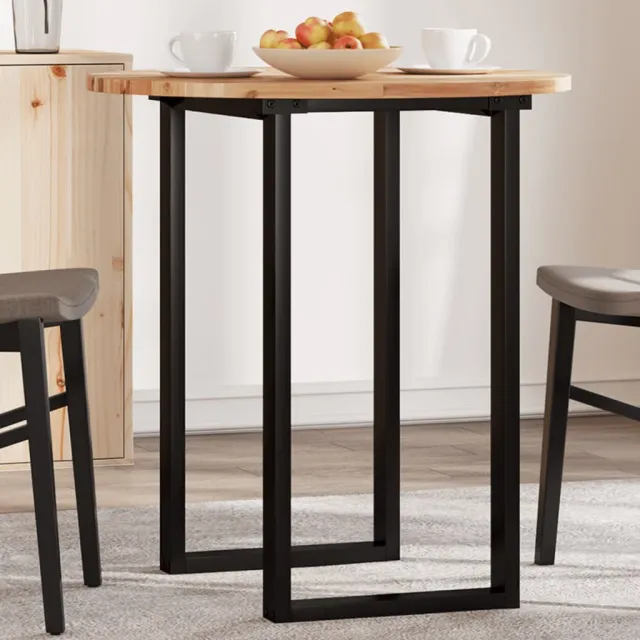 vidaXL Tafelblad rond Ø 50x2 cm massief acaciahout Bruin