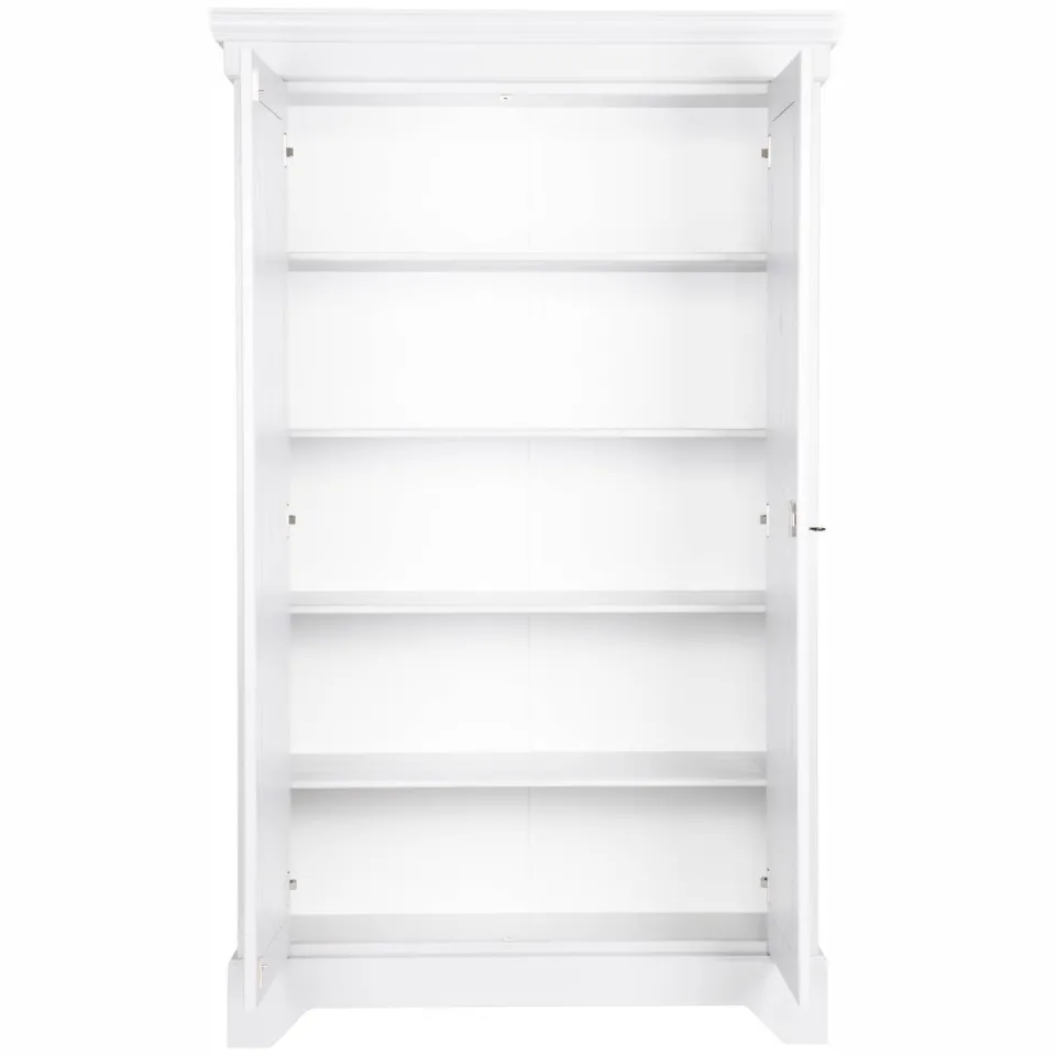 WOOOD Isabel Brocante Kast - Grenen - Wit - 191x118x47, foto 5