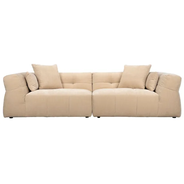 Dutchbone Hodge 4,5-zitsbank beige