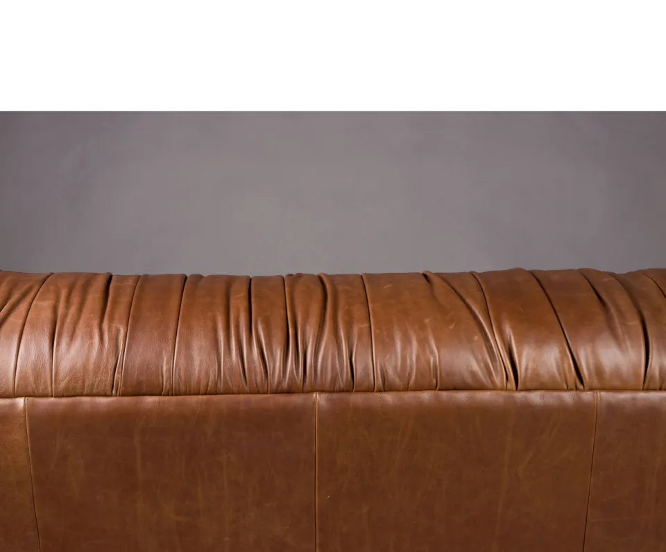 Dutchbone Douglas 3-zitsbank chocoladebruin, foto 6