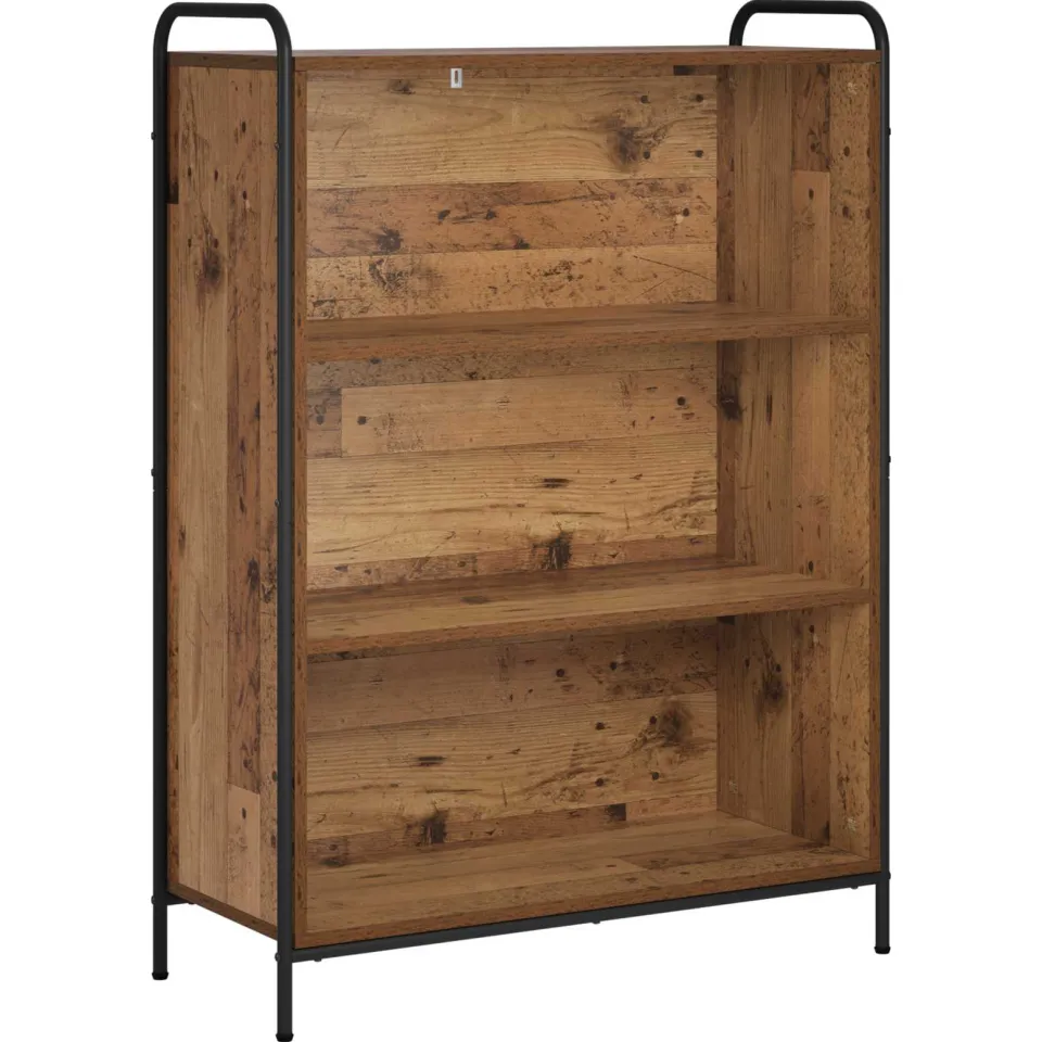 vidaXL Boekenkast 55,5 x 33 x 174 cm Bewerkt hout Oud hout bruin, foto 3