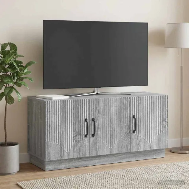 vidaXL TV-kast Grijs sonoma 99 x 34,5 x 47 cm Bewerkt hout, foto 2
