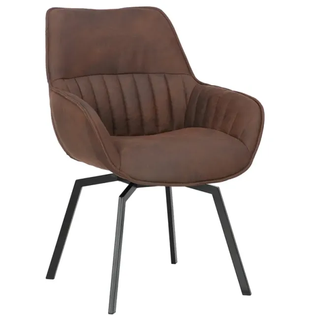 armstoel Fabienne bruin
