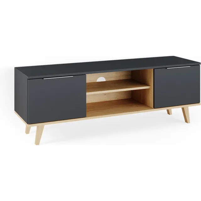 Vicco Nautica TV-meubel – 138 x 49 cm Antraciet