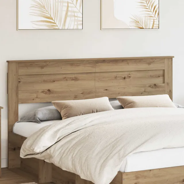 vidaXL Hoofdbord Artisan Eiken Bewerkt hout Bruin