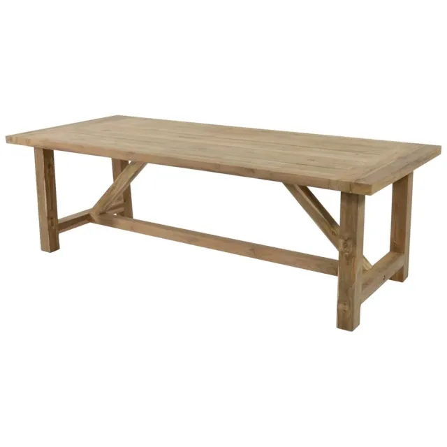 LES Castle tafel recycled teak 180x90 cm - bruin