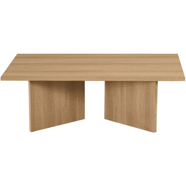 Rousseau Salontafel Litar - 125x65x42cm - Eikdecor Bruin eik