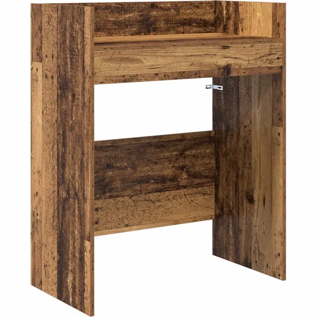 vidaXL DJ - Tafel - Oud - hout - 82 - x - 45 - x - 102 - cm - Bewerkt - hout Oud hout