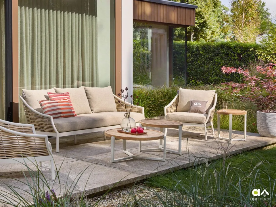 Apple Bee Milou lounge tuinstoel wit, foto 3