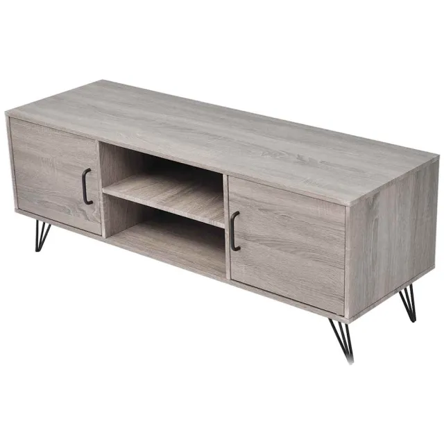 vidaXL Tv-meubel 120x40x45 cm grijs, foto 2