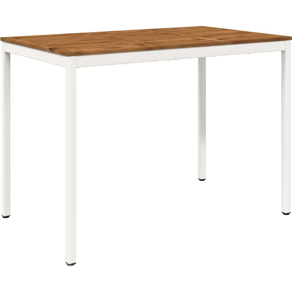 vidaXL Tuinbar Tafel NAARDEN Natuurlijk en Wit 147 x 88,5 x 105 cm, foto 3