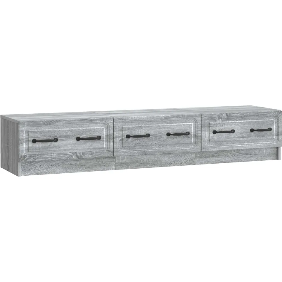 vidaXL TV-kast 147 x 34,5 x 27 cm Grijs sonoma Bewerkt hout, foto 3