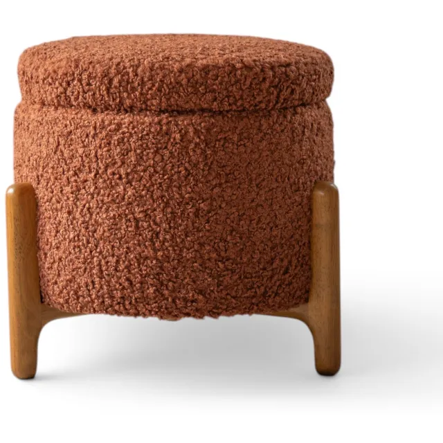 Indore Home Tess - Poef- Ottomaans - Terra
