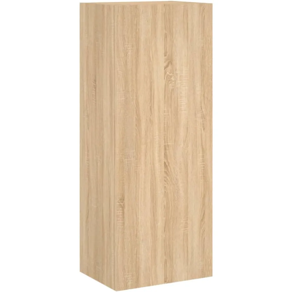 vidaXL Tv-wandmeubel 40,5x30x102 cm bewerkt hout sonoma eikenkleurig