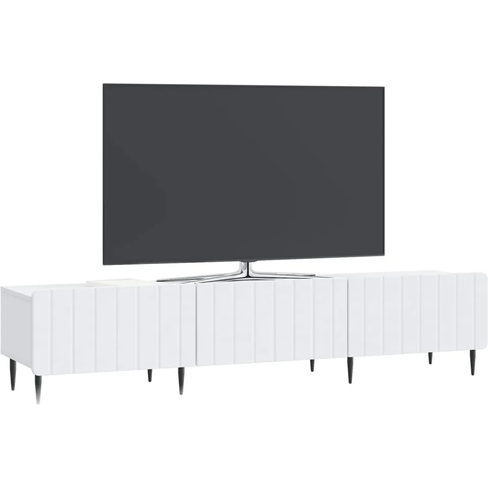vidaXL TV-kast met lade Wit 147 x 34,5 x 32 cm Bewerkt hout