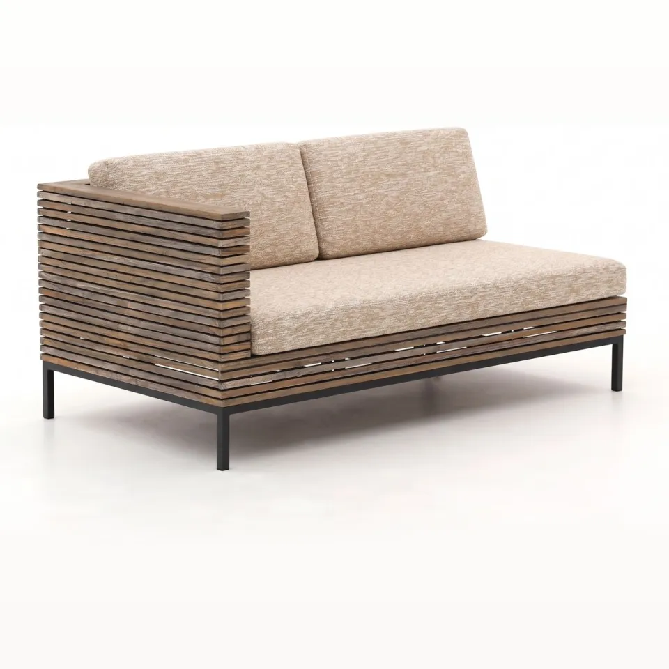 ROUGH Furniture ROUGH-D hoek loungeset 5-delig 6-zits bruin, foto 2