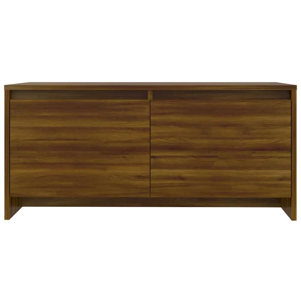 vidaXL Salontafel 90x50x41,5 cm bewerkt hout bruin eikenkleur, foto 4