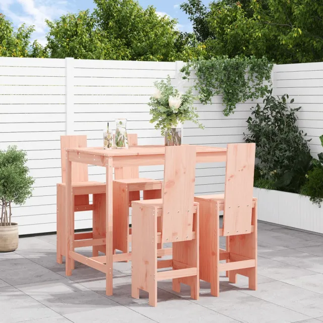 vidaXL 5-delige Tuinset massief douglashout bruin, foto 2