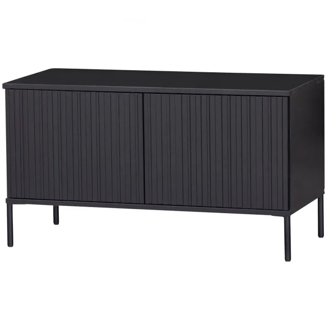WOOOD New Gravure tv-meubel zwart black